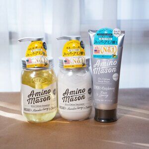 NEW IMPORT Amino Mason Whip Cream Shampoo/Milk Cream Conditioner, Oil Cream Mask